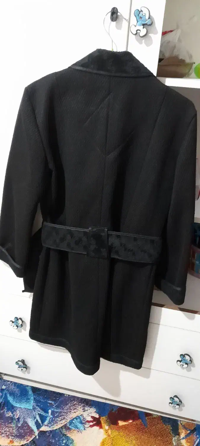 پالتو مشکی zara ونیم بوت سگکدار زنانه مشکی|لباس|باقرشهر, |دیوار