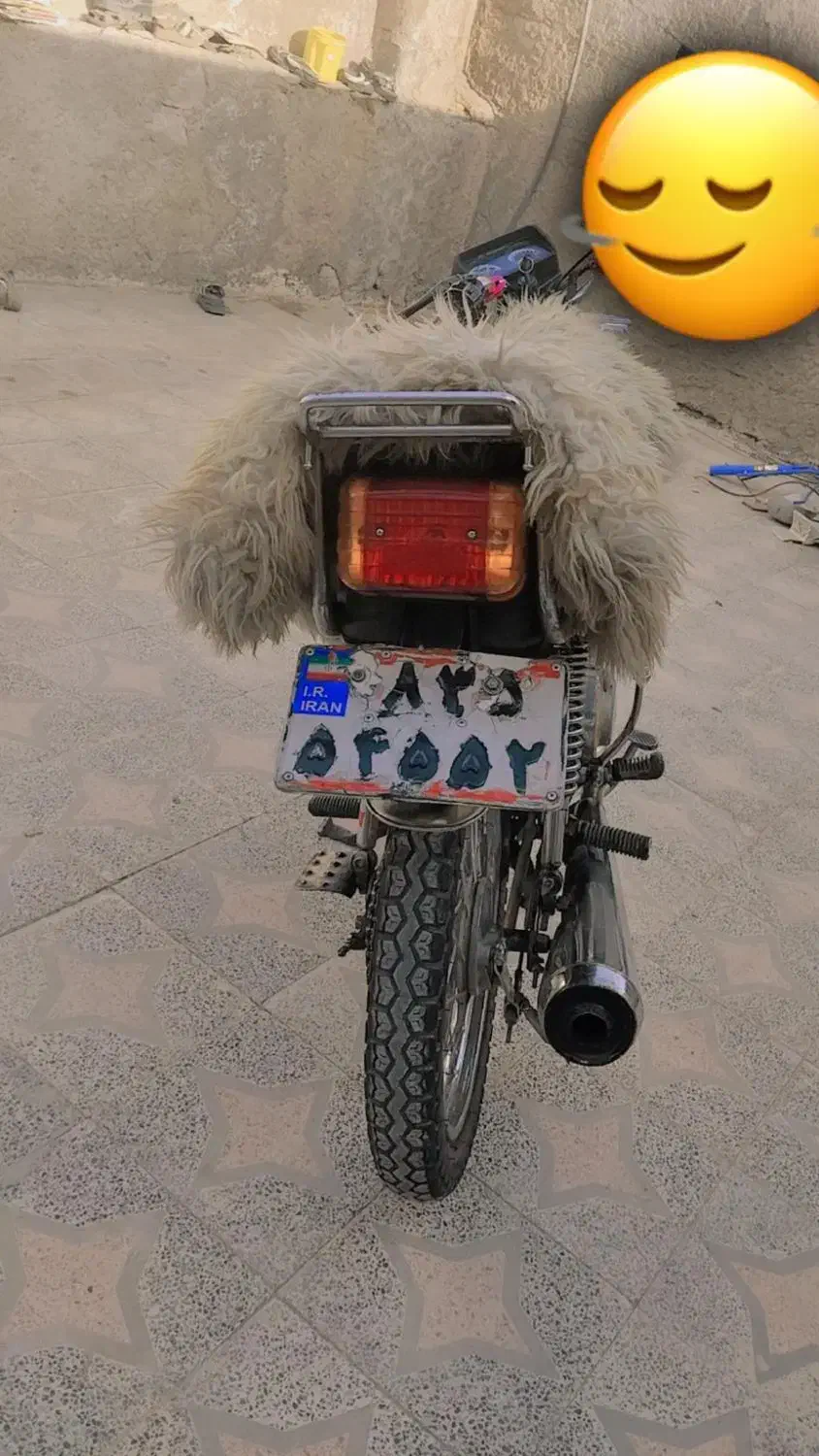 موتور 125|موتورسیکلت|پیپ, |دیوار