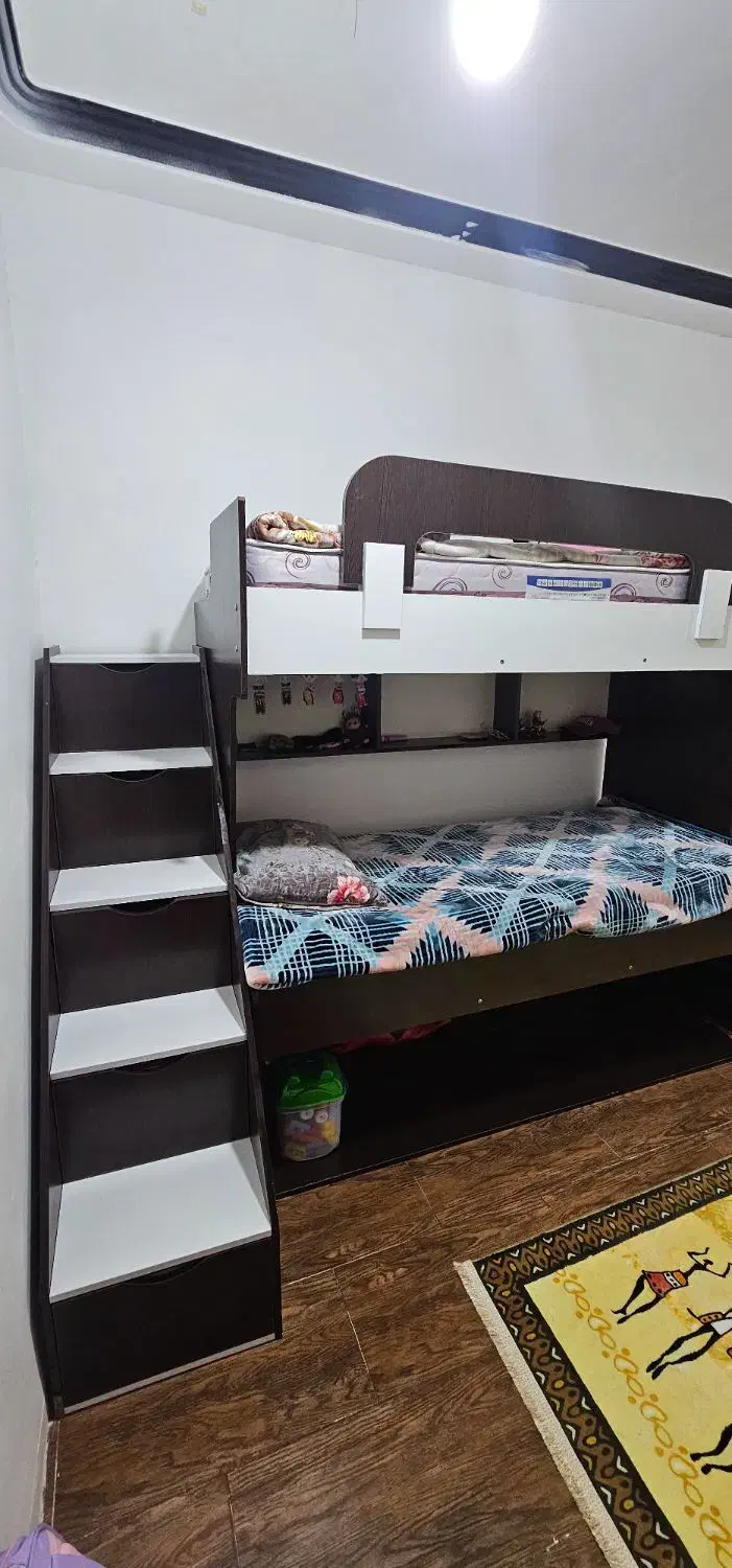 تخت دوطبقه کودک و نوجوان|تخت و صندلی بچه|بندر کنگان, |دیوار