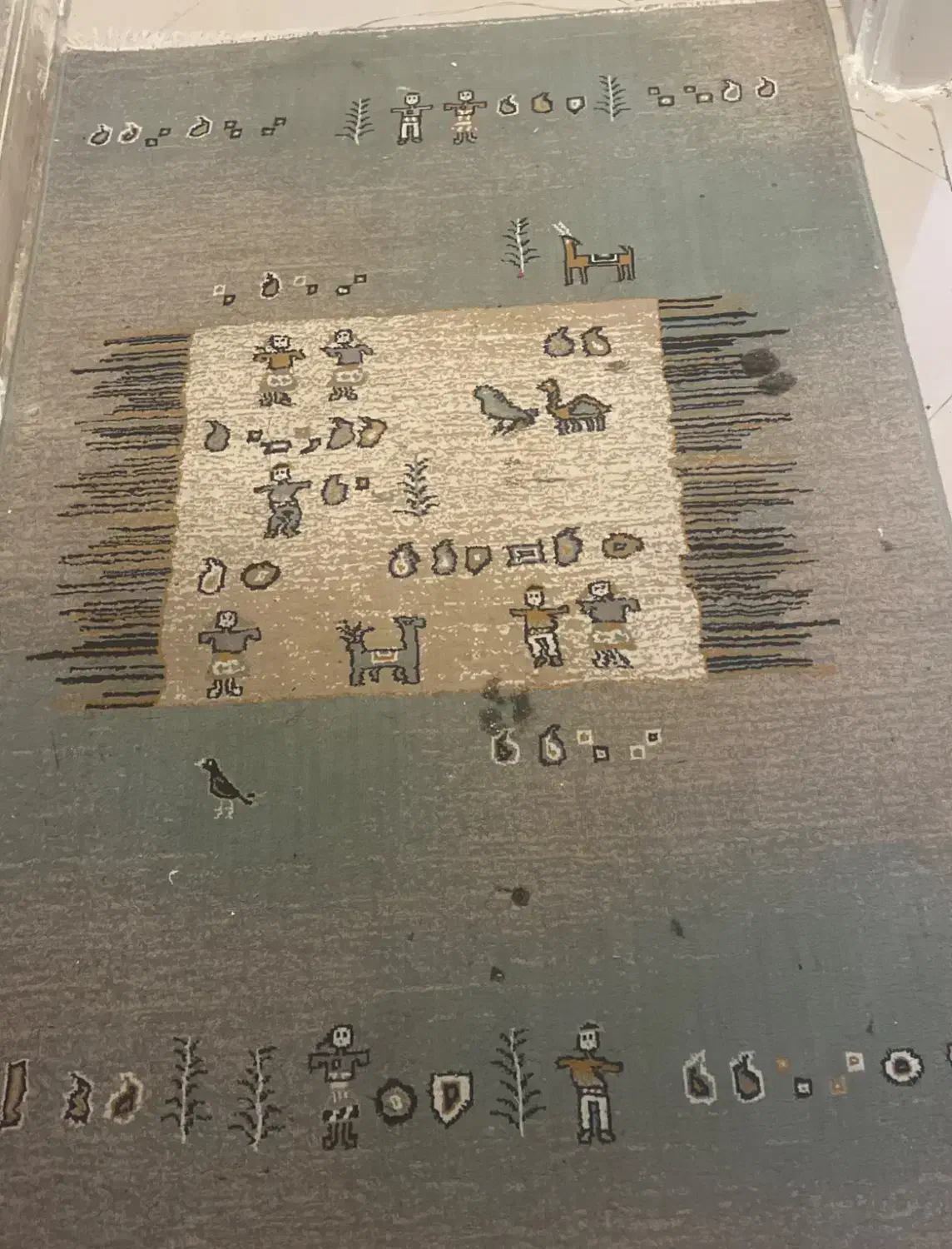 قالیچه|فرش|مشهد, کوه سنگی|دیوار