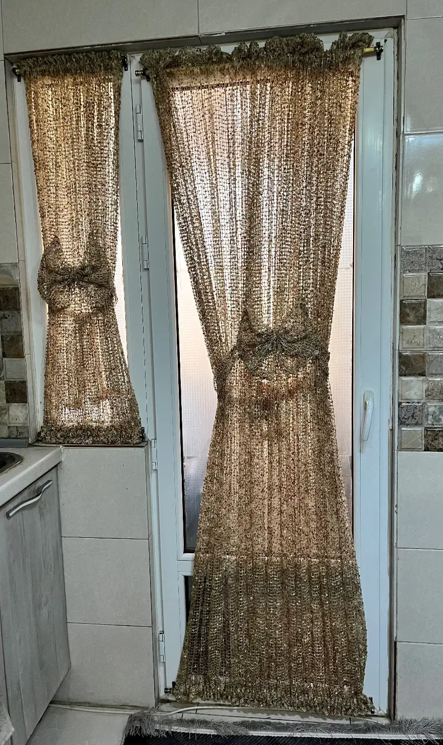 پرده درب تراس|پرده، رانر، رومیزی|تهران, وحیدیه|دیوار