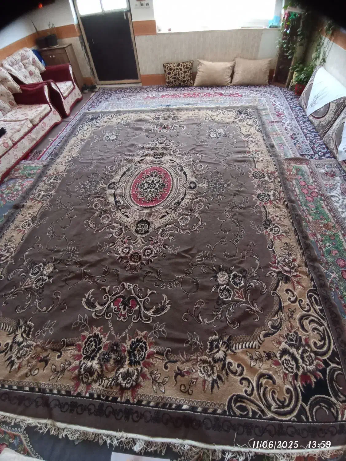 فرش ۱۲متری|فرش|خوسف, |دیوار