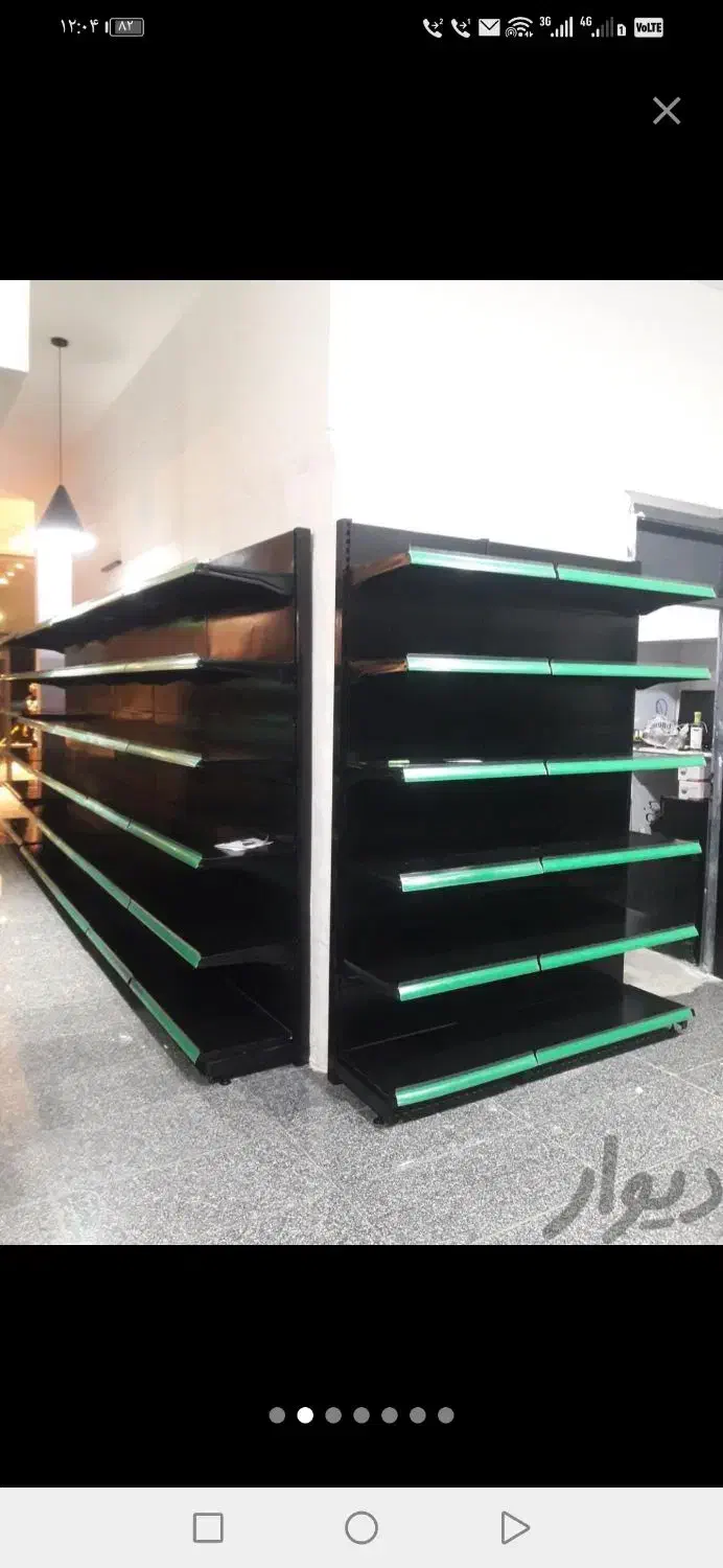 قفسه اقلام ذخیره شده، قفسه خودایستا، قفسه ترک|فروشگاه و مغازه|شیراز, تحویلی|دیوار