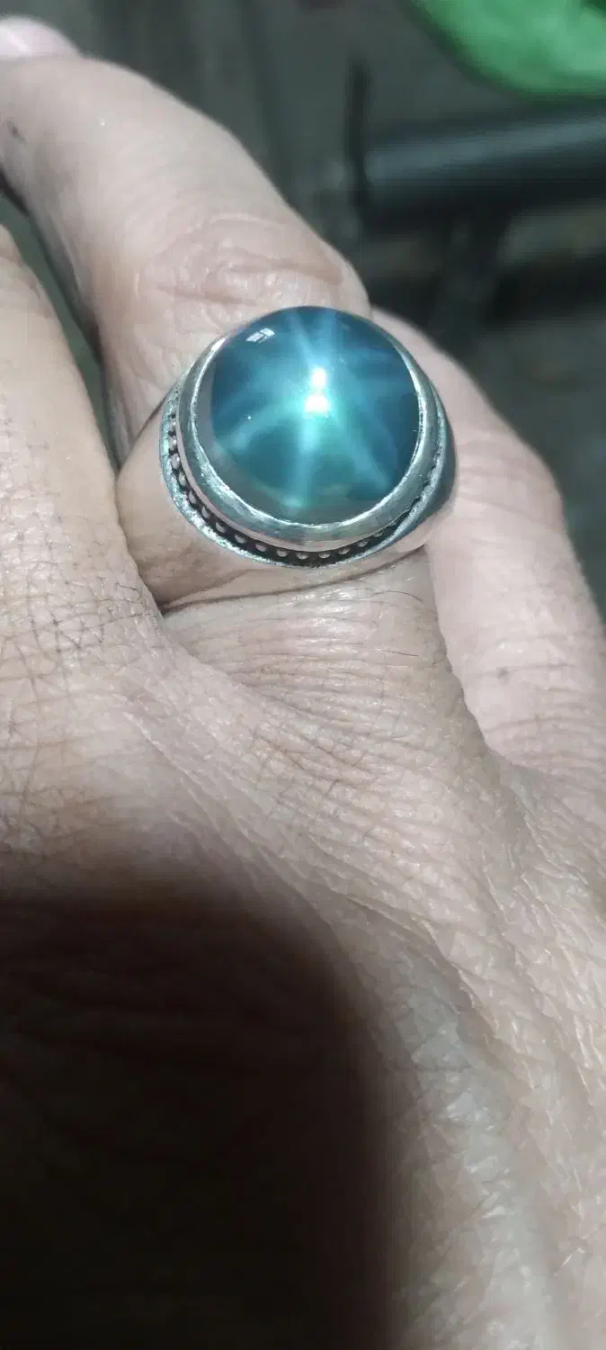 انگشتر یاقوت استار سبز|جواهرات|چهاردانگه (تهران), |دیوار