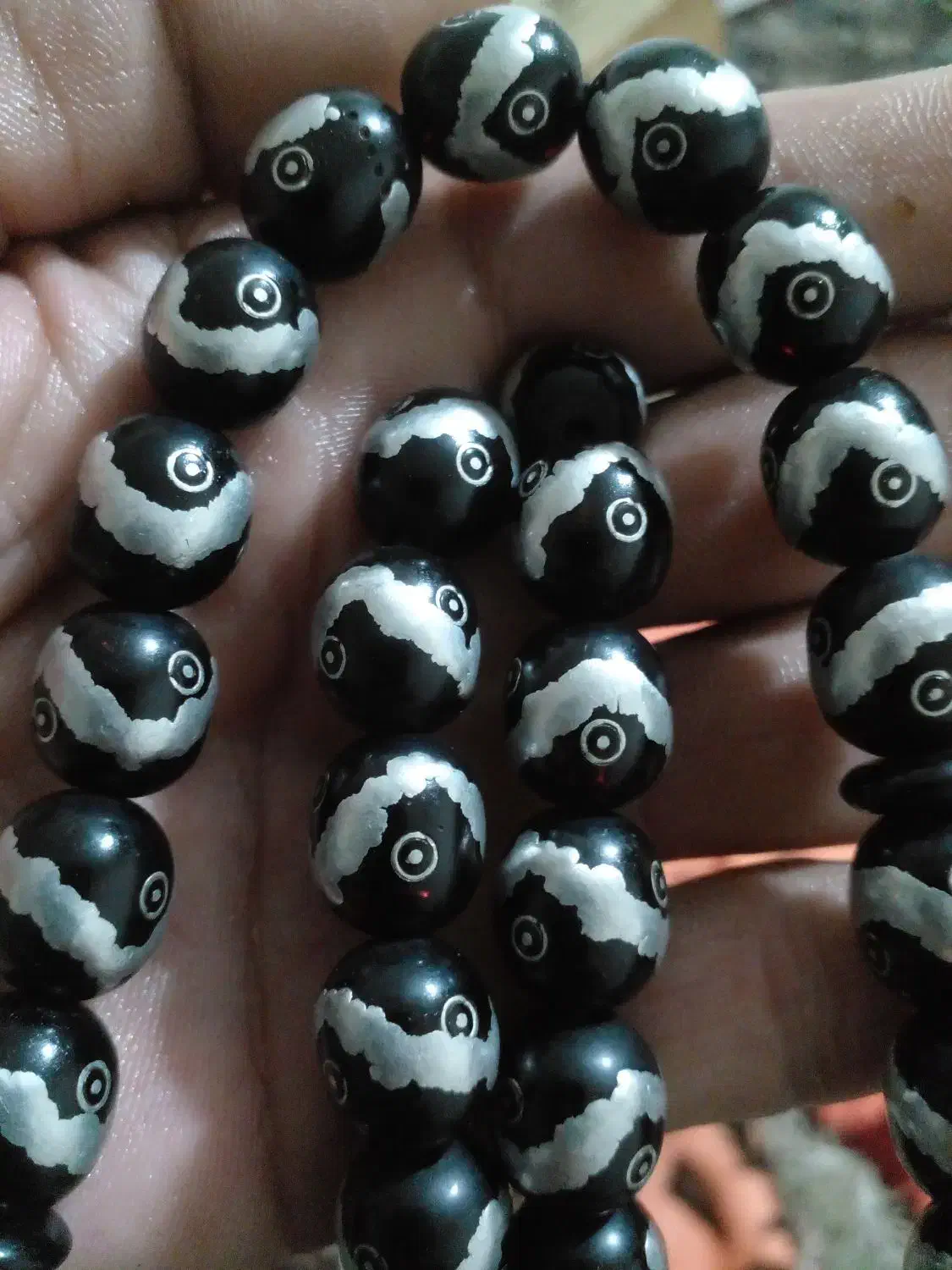 تسبیح نقره کوب|کلکسیون اشیاء عتیقه|داران, |دیوار