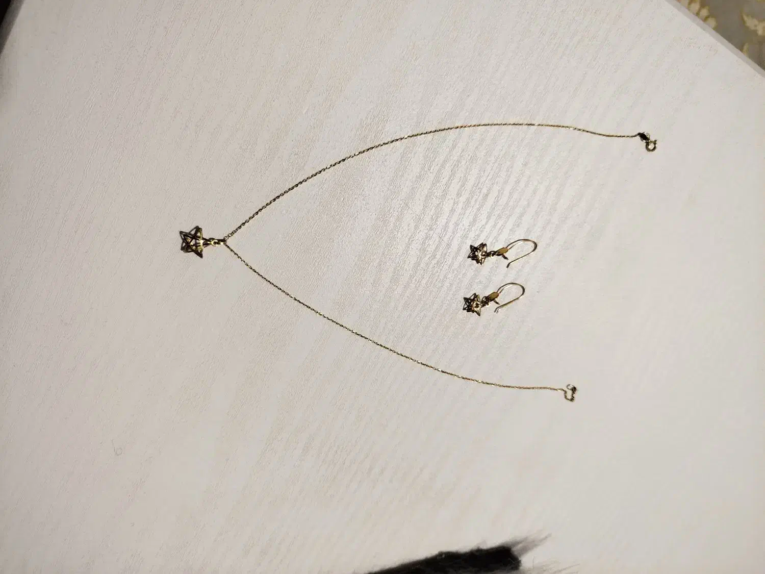 ست گردنبند و گوشواره ۳۳۰۰وزنشونه فقط معاوضه|جواهرات|کوهدشت, |دیوار