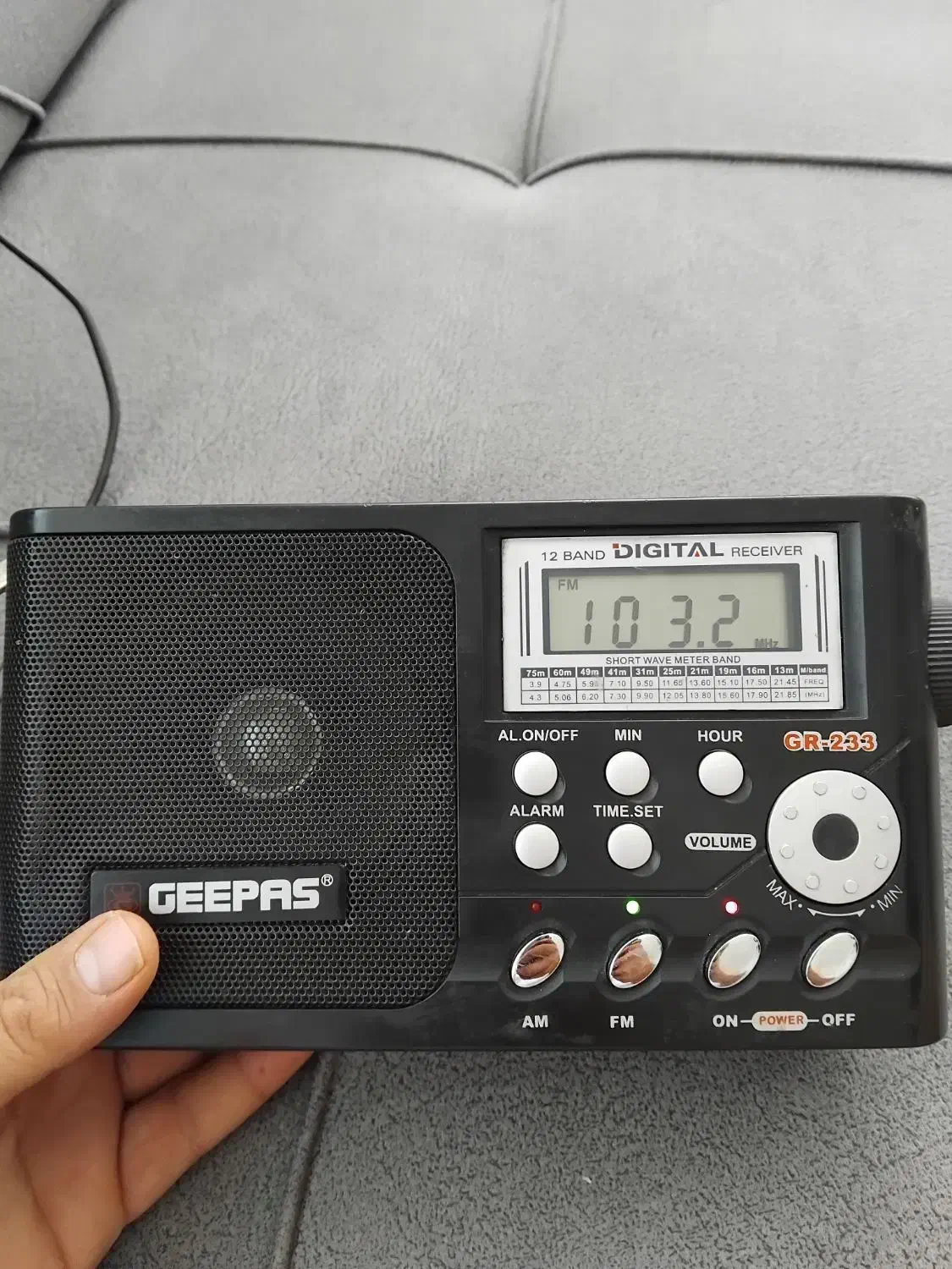 رادیو دیجتال ۱۲ موج اصلی مارک جی پاس|پخش‌کننده همراه|ارومیه, |دیوار