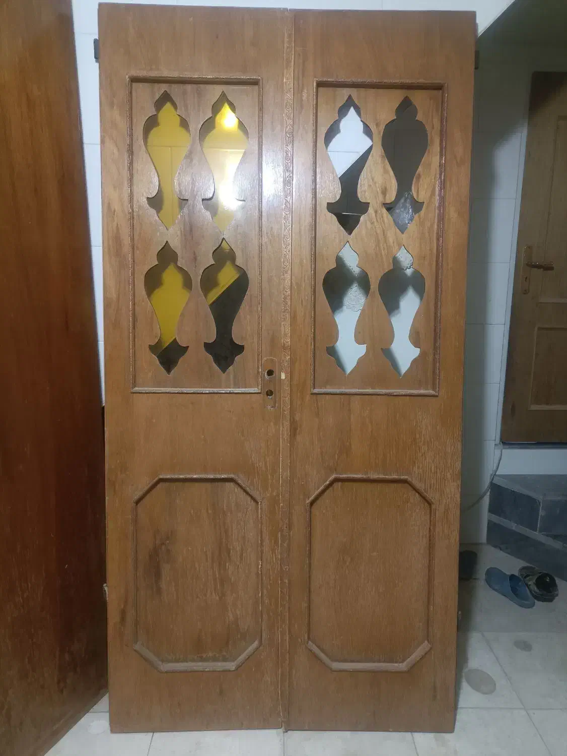 درب چوبی با چهارچوب نو نو|مصالح و تجهیزات ساختمان|مرودشت, ژیان|دیوار