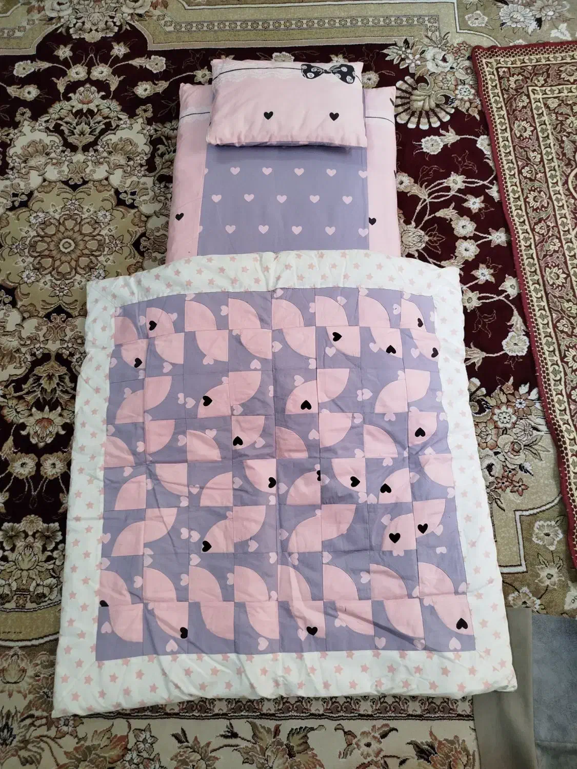 سیسمونی نوزادی دخترونه کاملانو|تخت و سرویس خواب|قم, شاه ابراهیم|دیوار