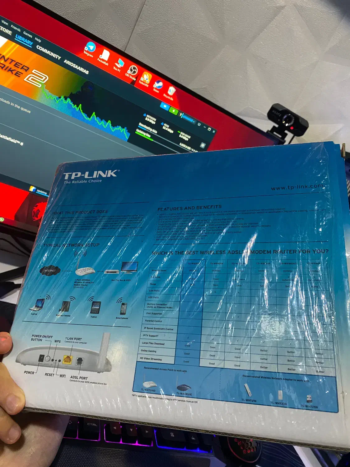 مودم ADSL|مودم و تجهیزات شبکه|اندیمشک, |دیوار
