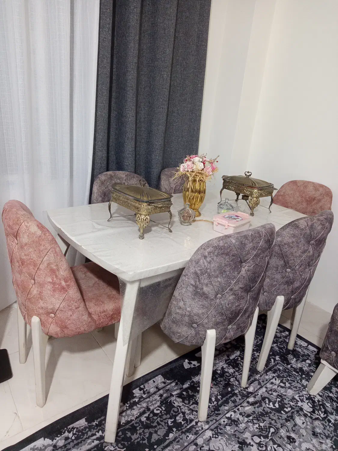 میز نهارخوری 6نفره|میز و صندلی غذاخوری|هشتگرد, شهرک صبا سوله|دیوار