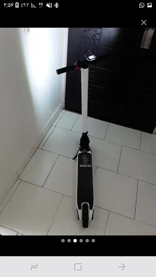 اسکوتر برقی نو با کارتن و شارژر محکم و قوی|دوچرخه، اسکیت، اسکوتر|تهران, سلیمانی|دیوار