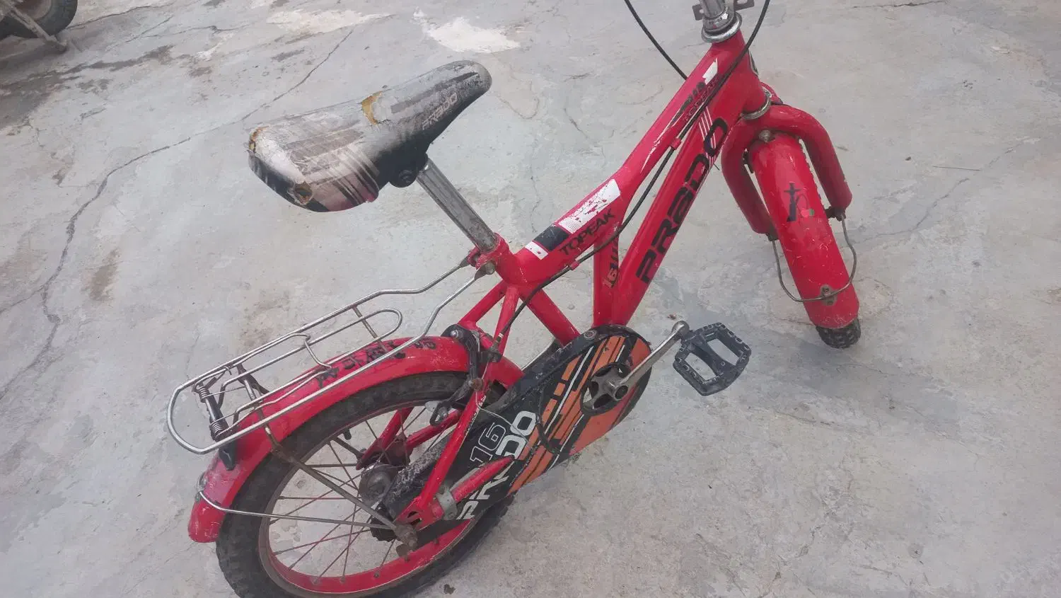 دوچرخه 16|دوچرخه، اسکیت، اسکوتر|گنبد کاووس, |دیوار