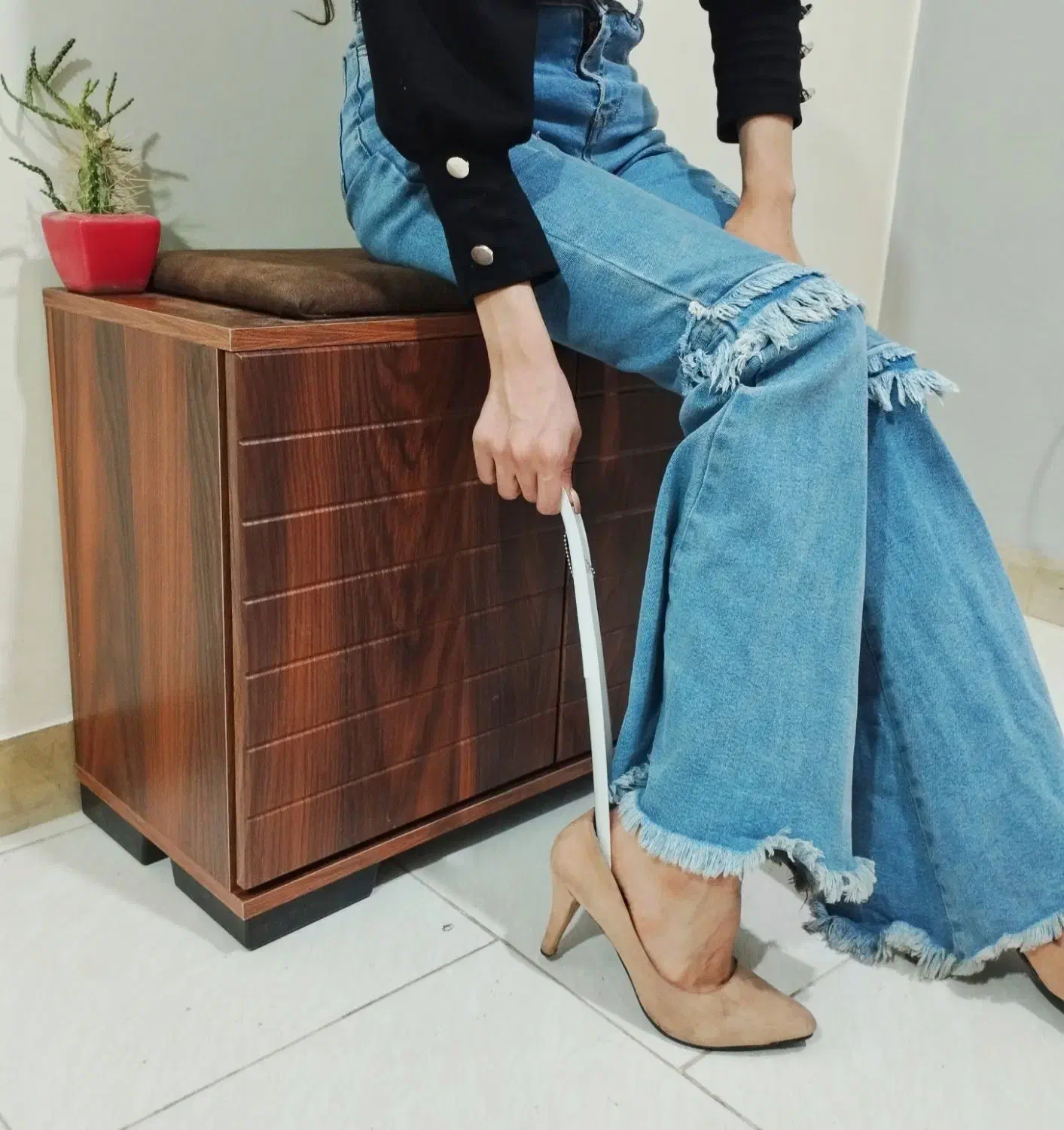 جاکفشی نشیمن دار ،کم جا کنار سالنی|جاکفشی، کمد، دراور|تهران, شهید رجایی|دیوار