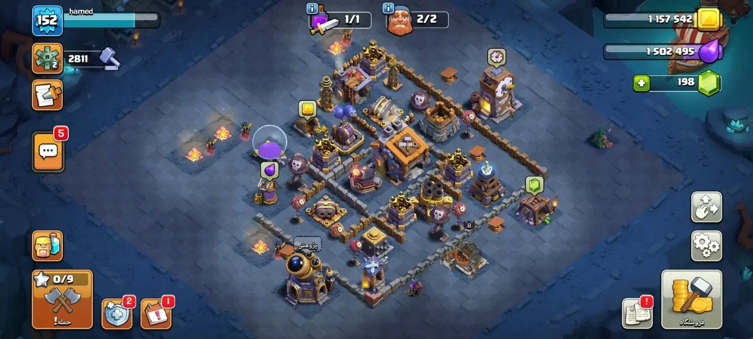 اکانت کلش تان 15|کنسول، بازی ویدئویی و آنلاین|خاش, |دیوار