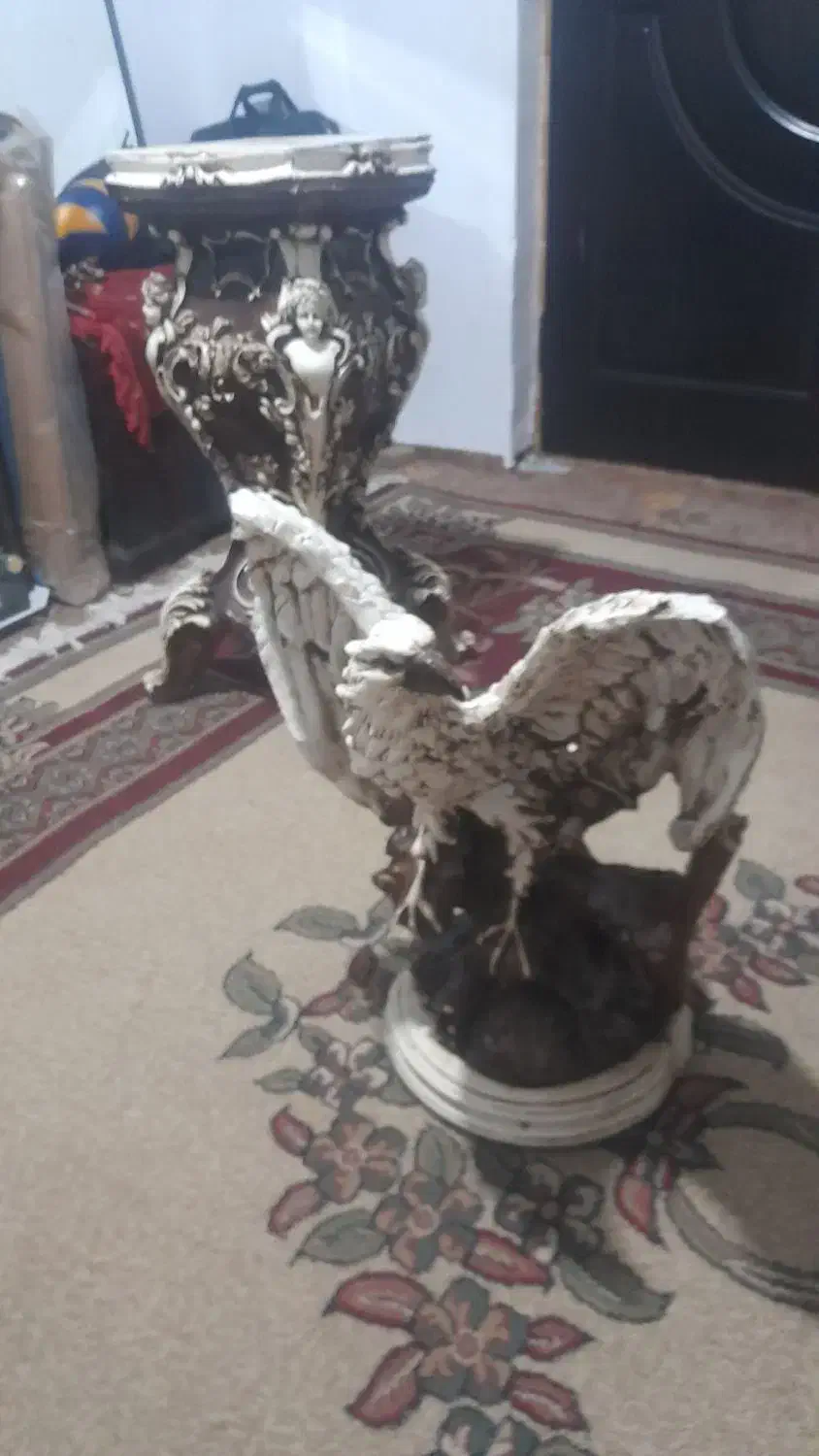 مجسمه دو تیکه عقاب|مجسمه، تندیس، ماکت|گرگان, |دیوار