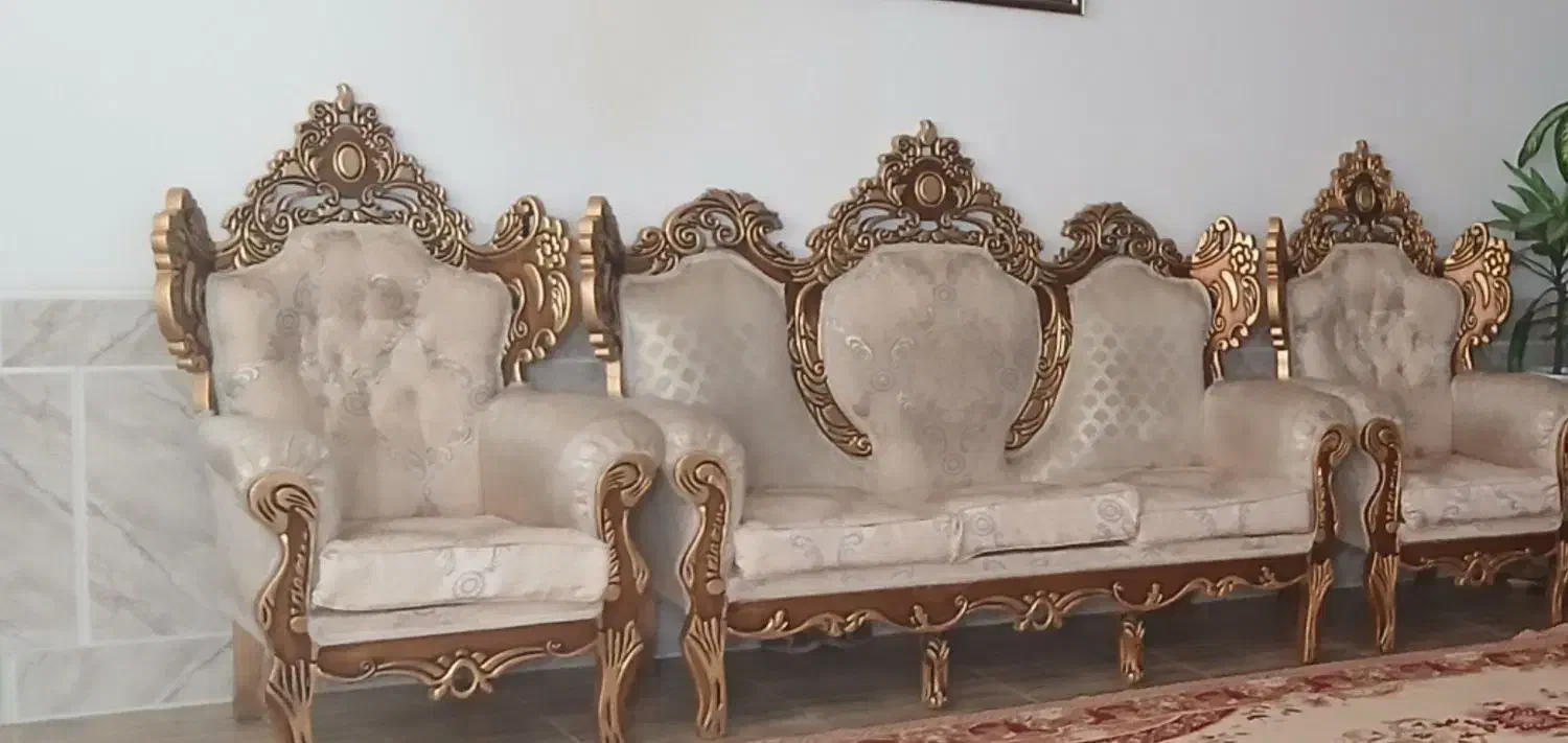 مبل سالم سلطنتی|مبلمان خانگی و میز عسلی|زنده رود, |دیوار