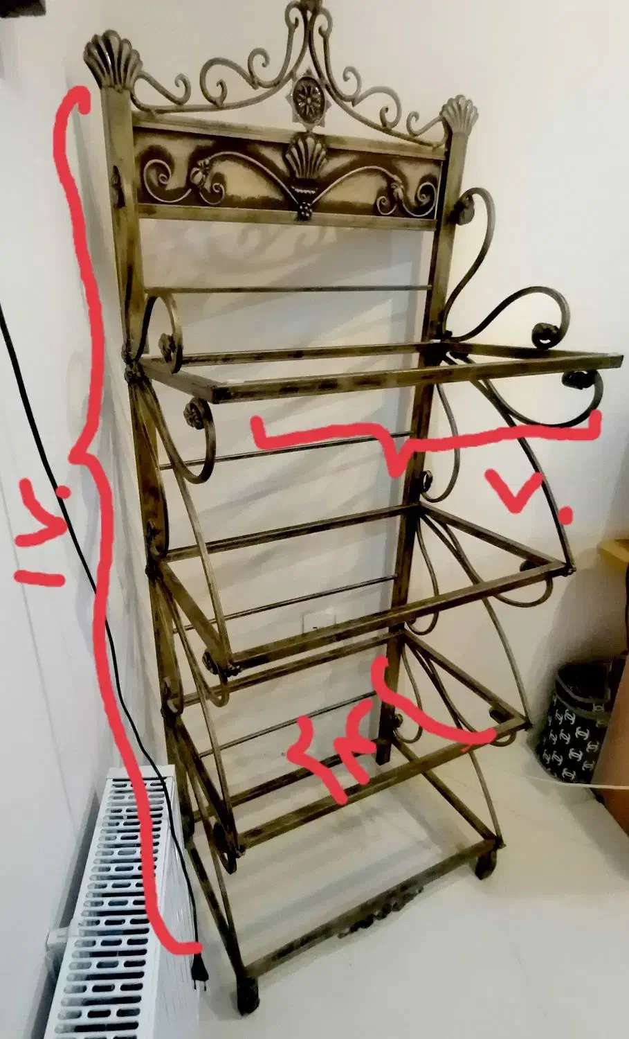 قفسه فلزی|کتابخانه، شلف، قفسه‌های دیواری|مشهد, امیریه|دیوار