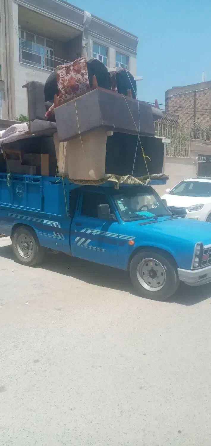 حمل بار باربری وانت تلفنی اثاث کشی با نیسان|خدمات حمل و نقل|کرمانشاه, |دیوار