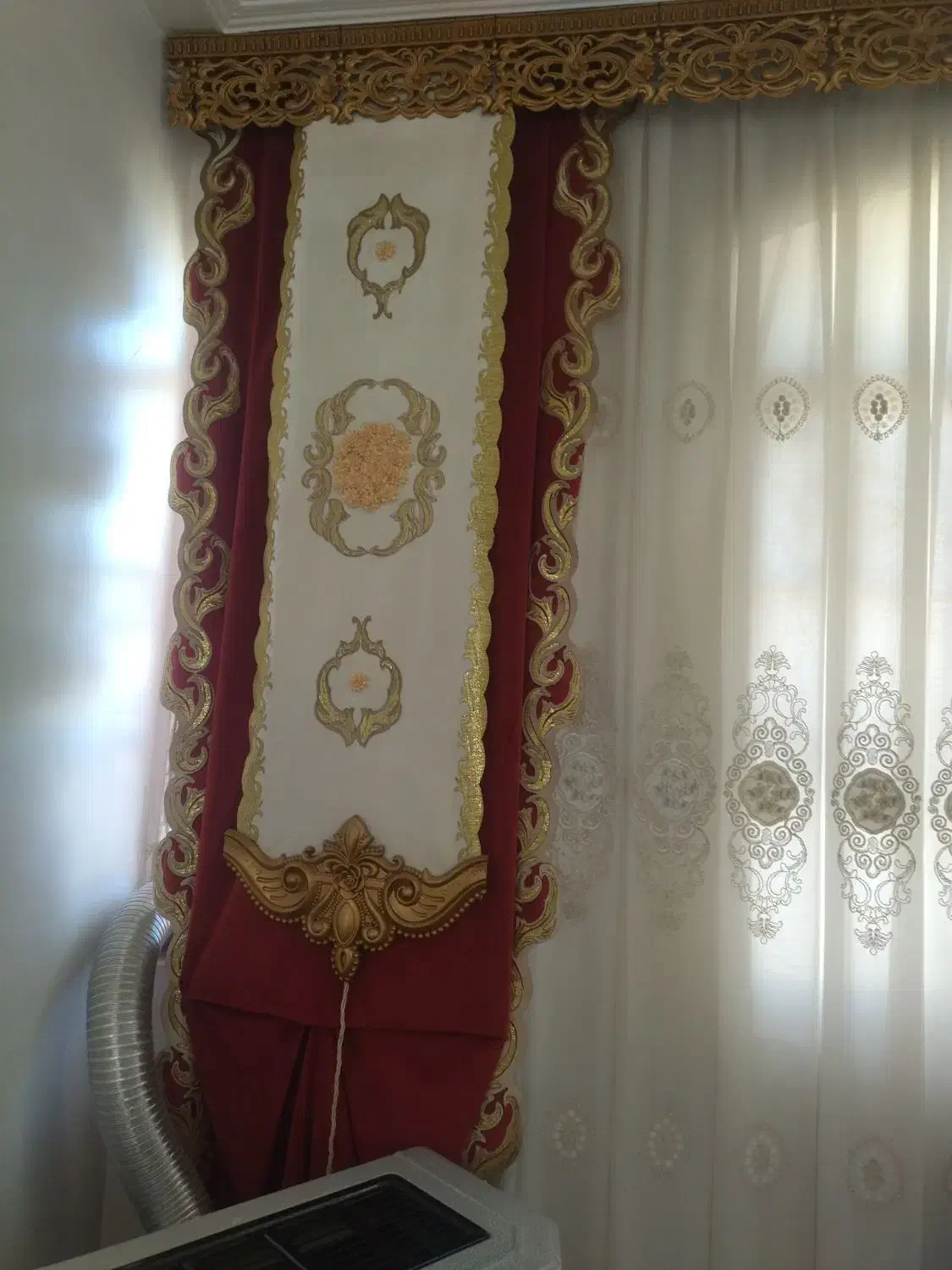 پرده پذیرایی|پرده، رانر، رومیزی|قم, نیروگاه|دیوار