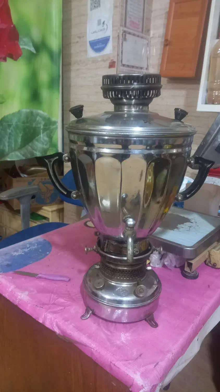 سماور نفتی|قوری، کتری، قهوه‌ساز دستی|رباط‌کریم, شترخوار|دیوار