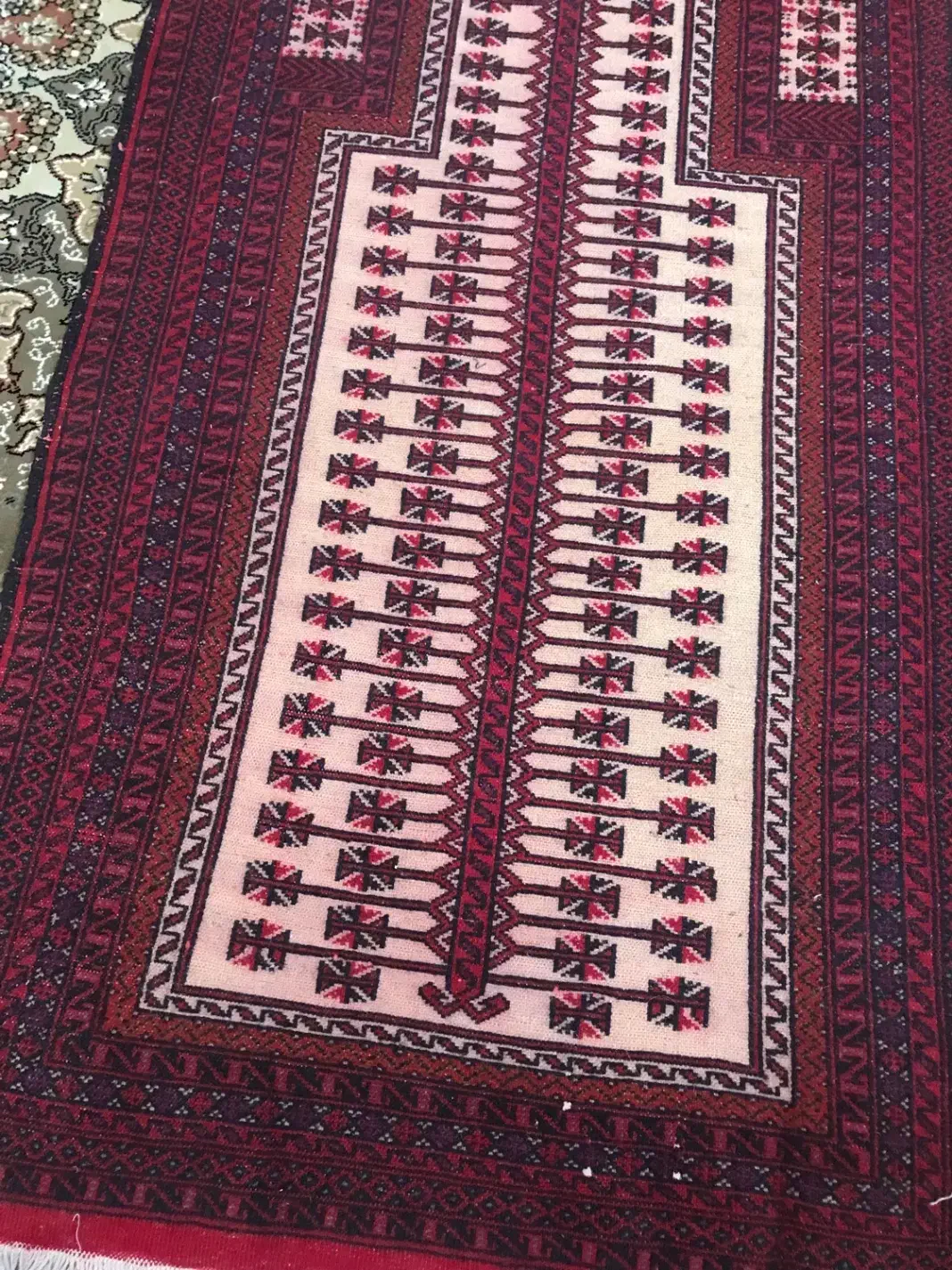 قالیچه دستباف عطیقه|فرش|تربت جام, کلالی|دیوار