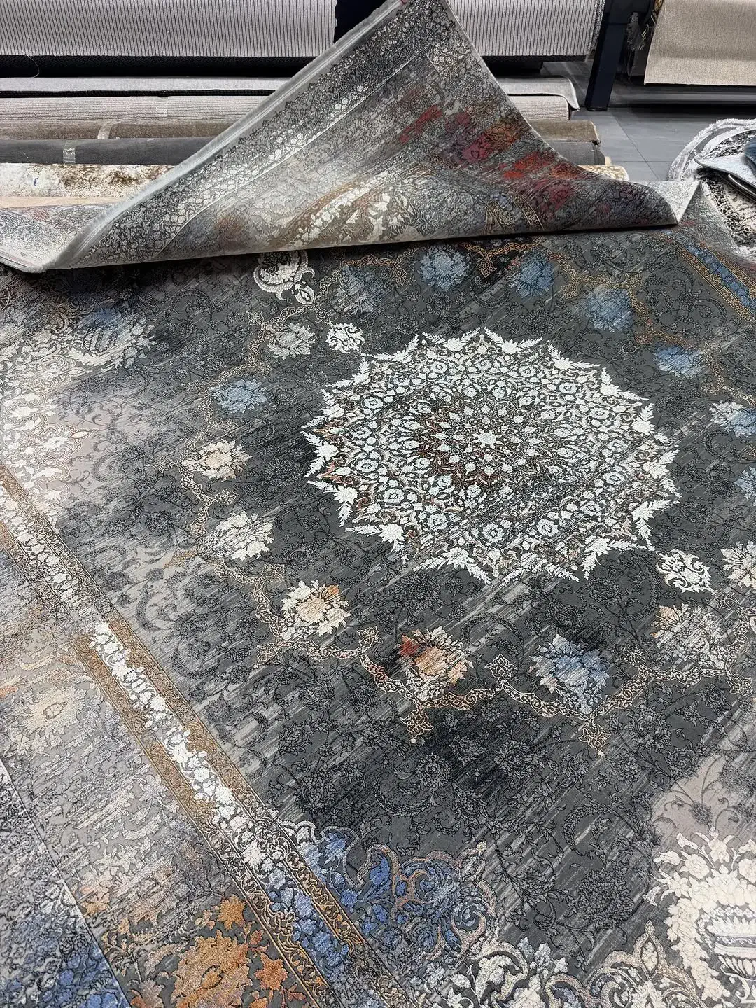 مجموعه زیبای فرش قالی کاشان ۱۲۰۰.جدید|فرش|شیراز, قلات|دیوار