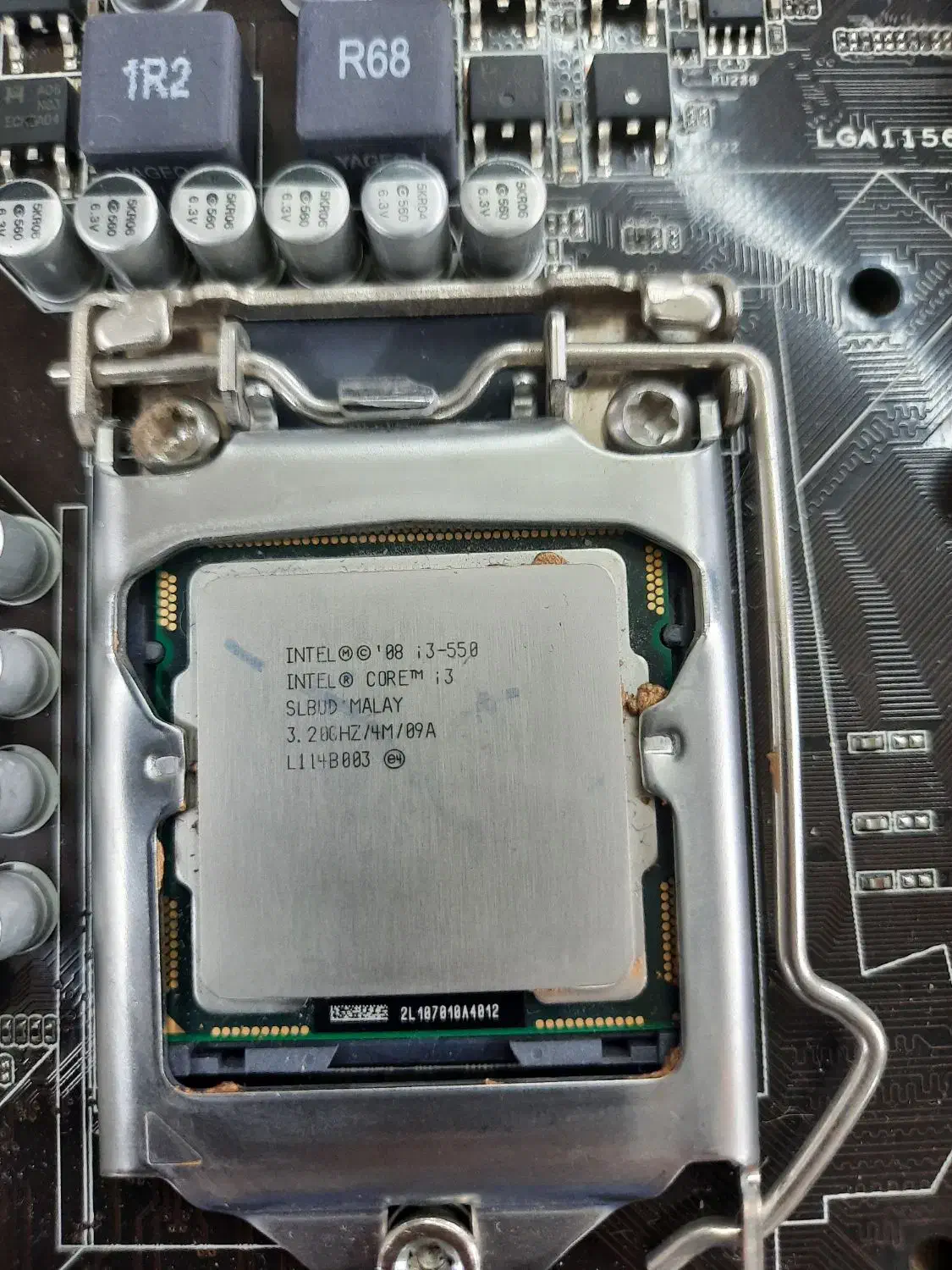 باندل i3 مادربرد p7p55|قطعات و لوازم جانبی رایانه|ورامین, ریحان آباد|دیوار