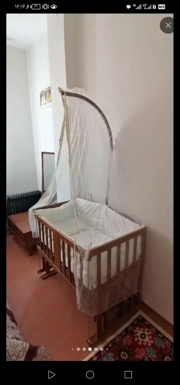 تخت کنار مادر گهواره شو|تخت و سرویس خواب|کرمانشاه, |دیوار