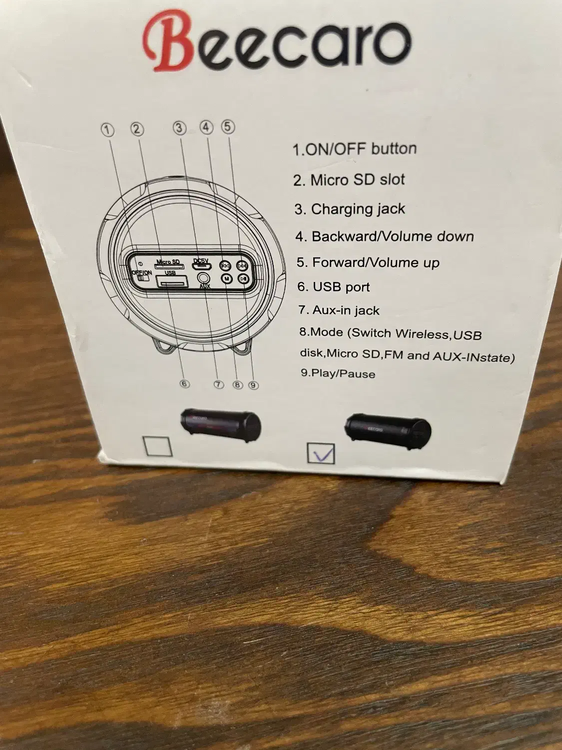 اسپیکر بلوتوثی قابل حمل Beecaro مدل S41B|پخش‌کننده همراه|ساری, |دیوار