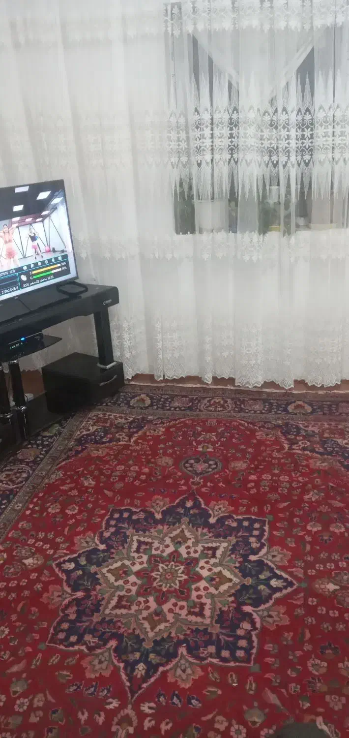 فرش طبیعی۹متری وفرش ماشینی۱۲متری|فرش|خوی, |دیوار