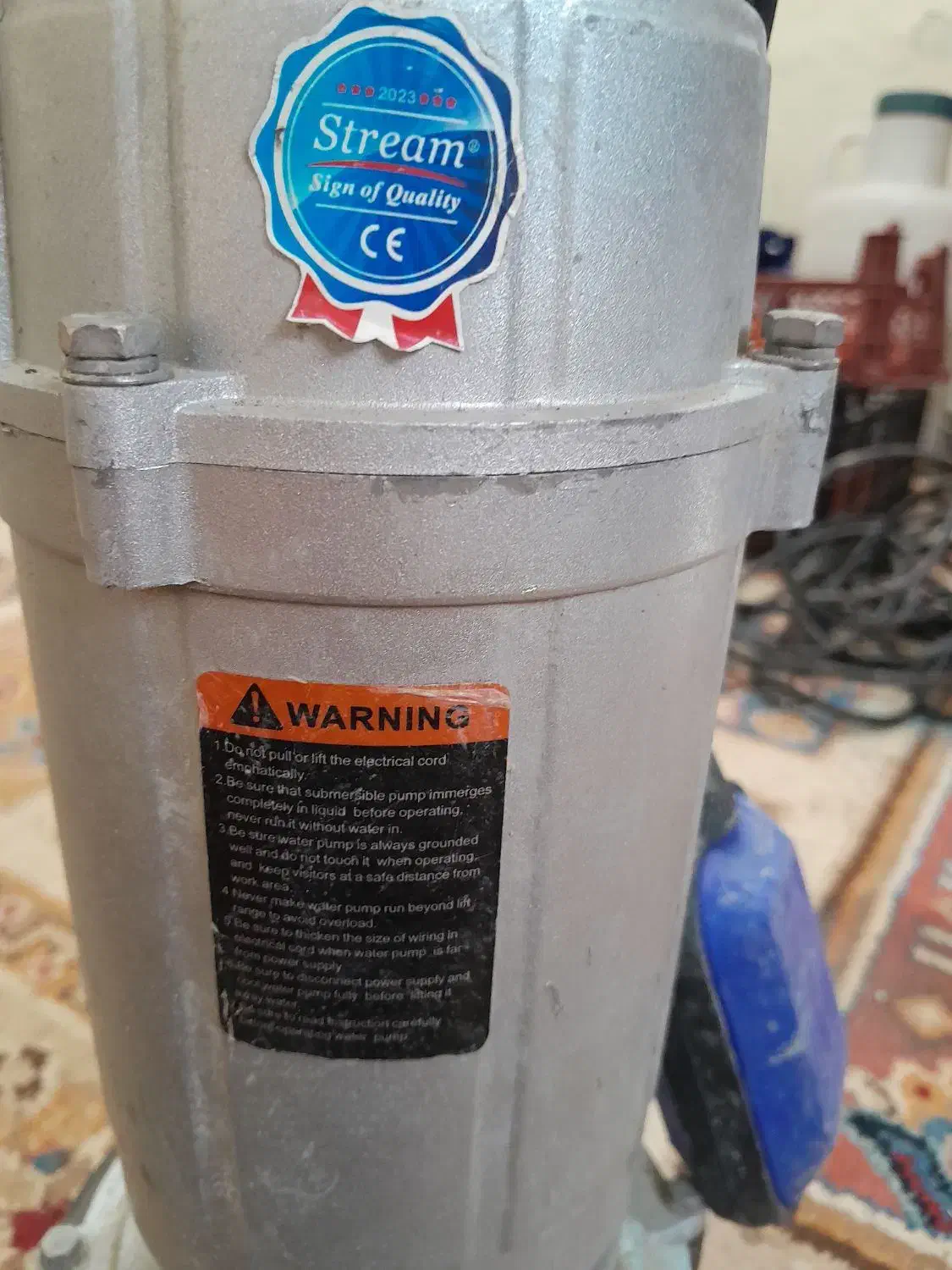 پمپ کف کش|آبگرمکن، پکیج، شوفاژ|محمدشهر, عباس آباد|دیوار