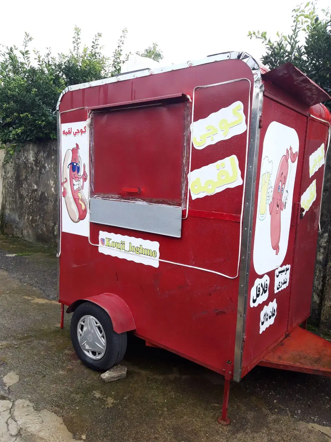 کانکس چرخ دار فست فود|کافی‌شاپ و رستوران|بندر انزلی, سید آسیه|دیوار