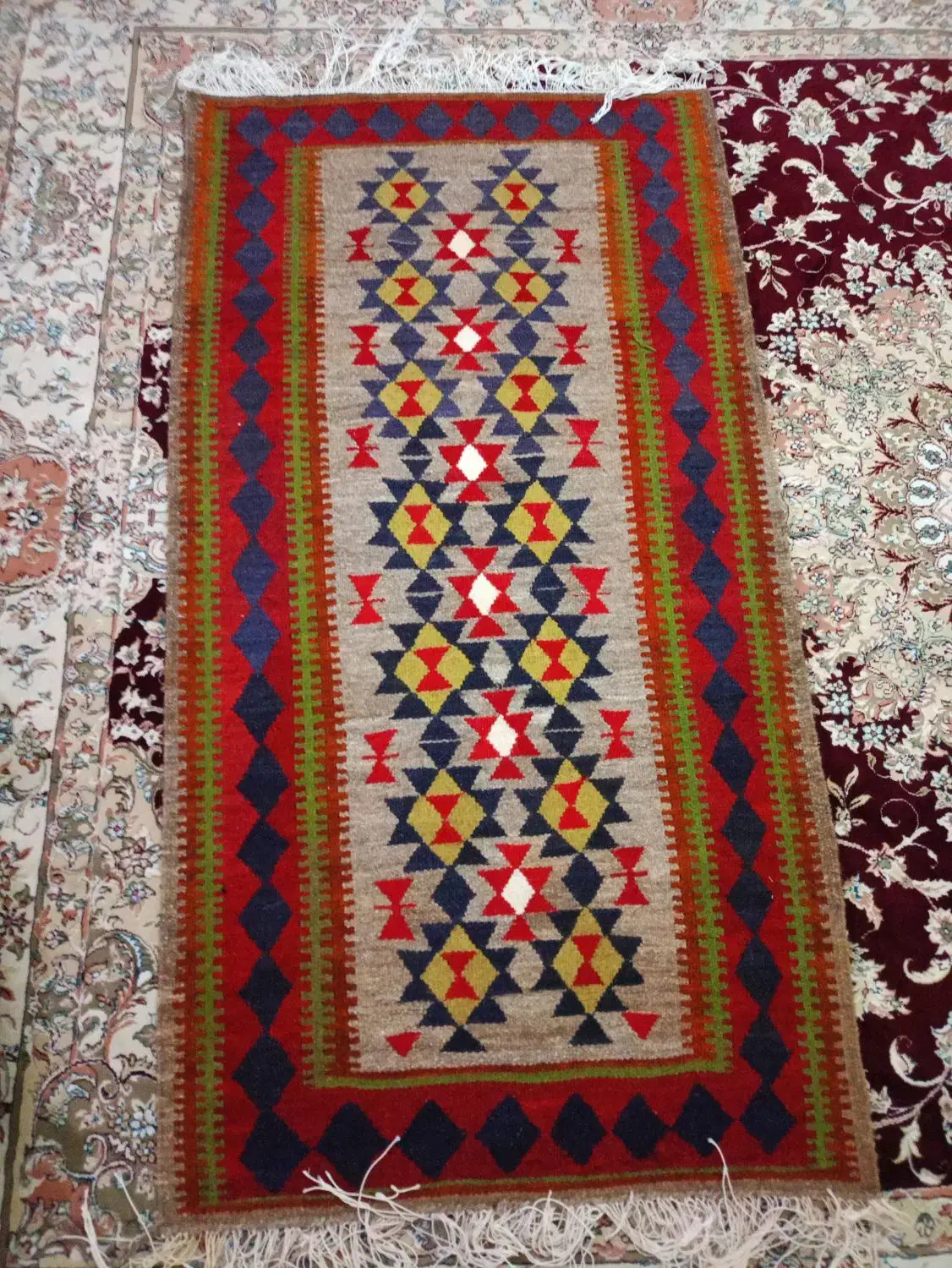 گلیم|گلیم، جاجیم، گبه|کوهدشت, |دیوار