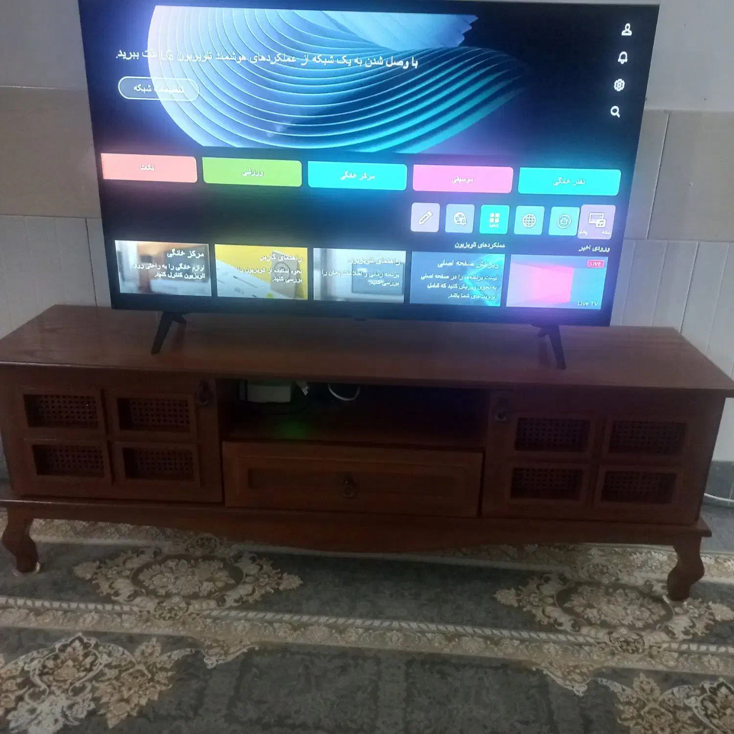 تی وی ال جی اصل|تلویزیون و پروژکتور|قم, سید معصوم|دیوار