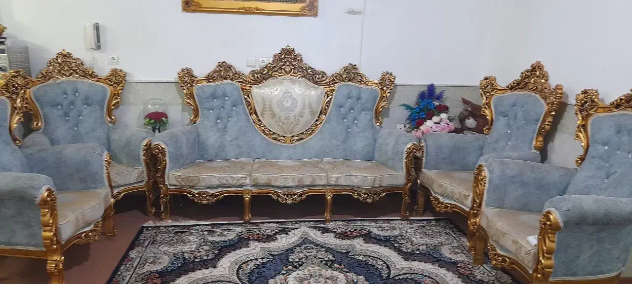 مبل سلطنتی شیک|مبلمان خانگی و میز عسلی|قم, کیوانفر|دیوار