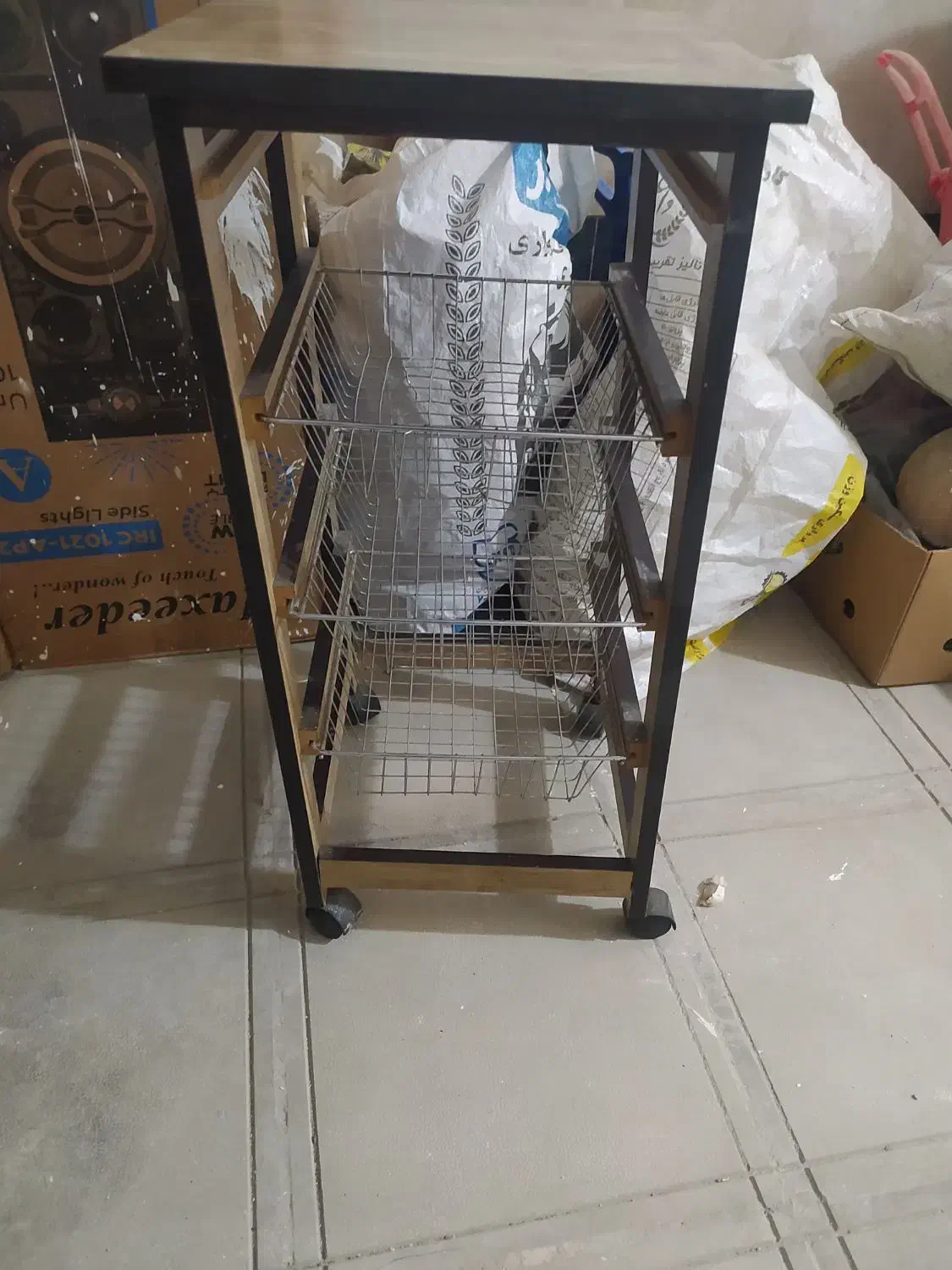 سبد سیب زمینی پیازی|ظروف نگهدارنده، پلاستیکی، یک‌بارمصرف|مشهد, طبرسی شمالی|دیوار