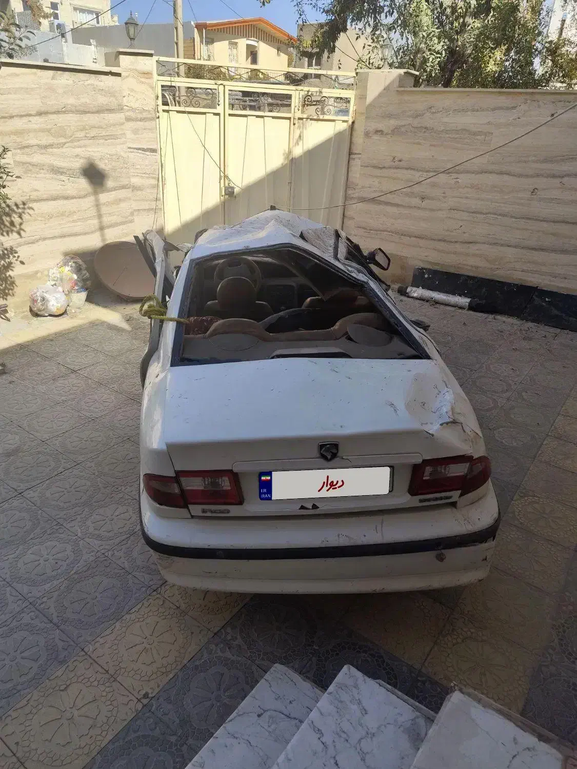 فروش ماشین تصادفی سمند مدل ۹۰|خودرو سواری و وانت|نورآباد, |دیوار