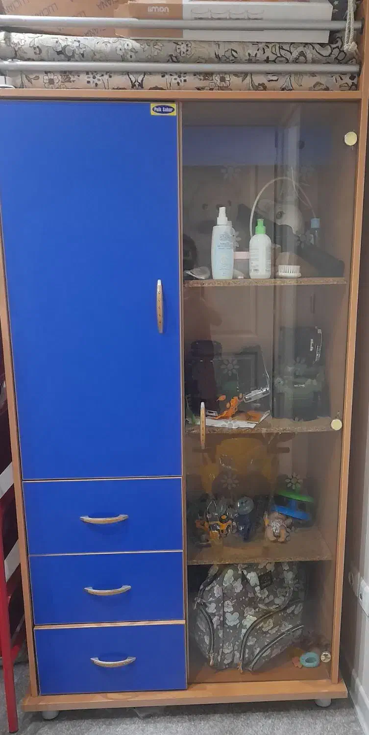 کمد کتاب دار|کتابخانه، شلف، قفسه‌های دیواری|شهرکرد, |دیوار