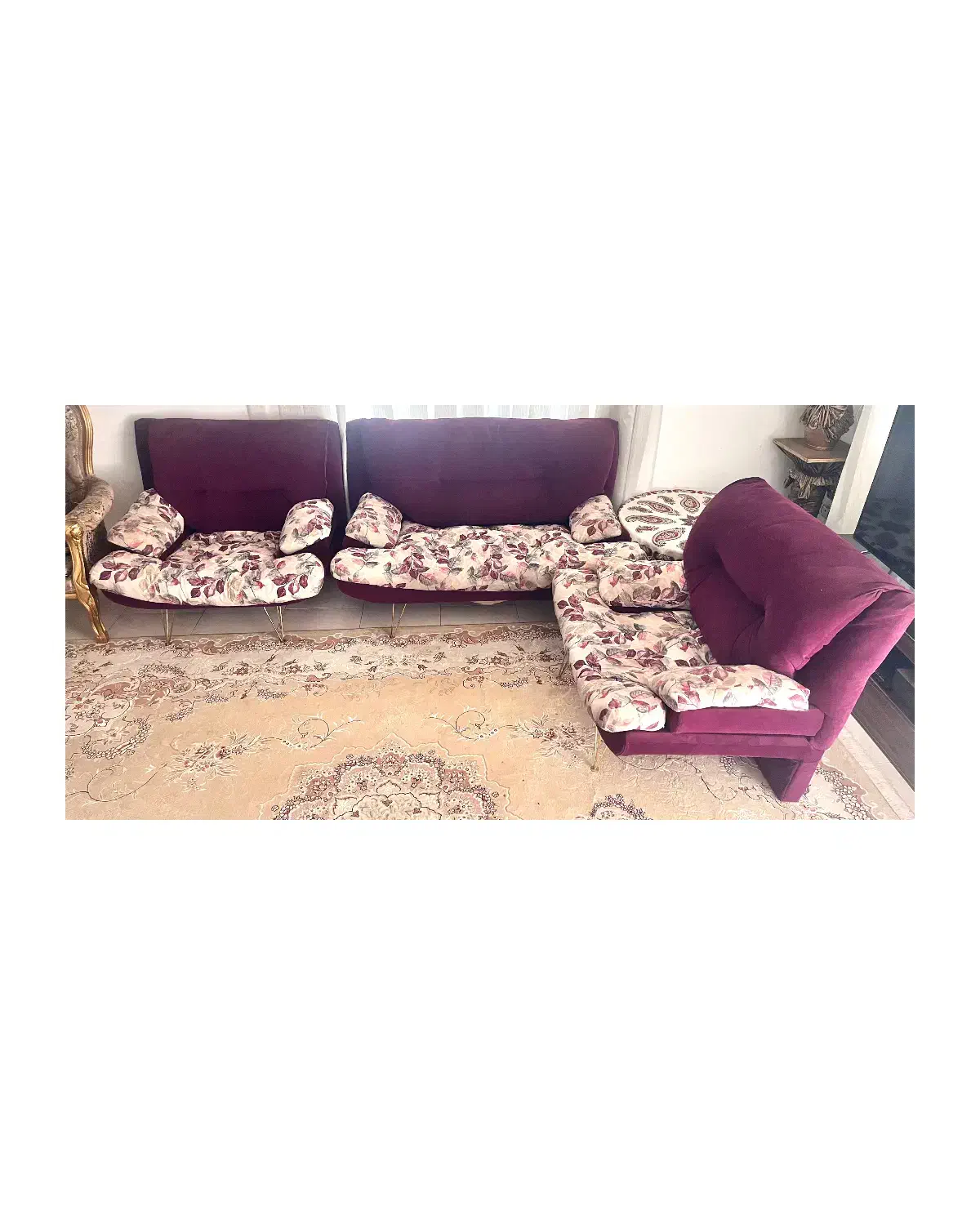 مبل ۴ نفره در حد نو|مبلمان خانگی و میز عسلی|آمل, |دیوار