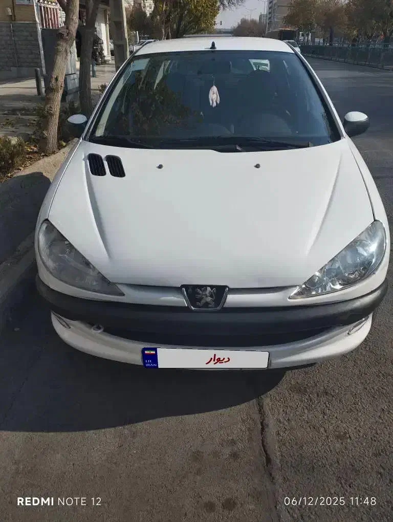 پژو 206 sd سفید تمیز|خودرو سواری و وانت|اصفهان, وحید|دیوار