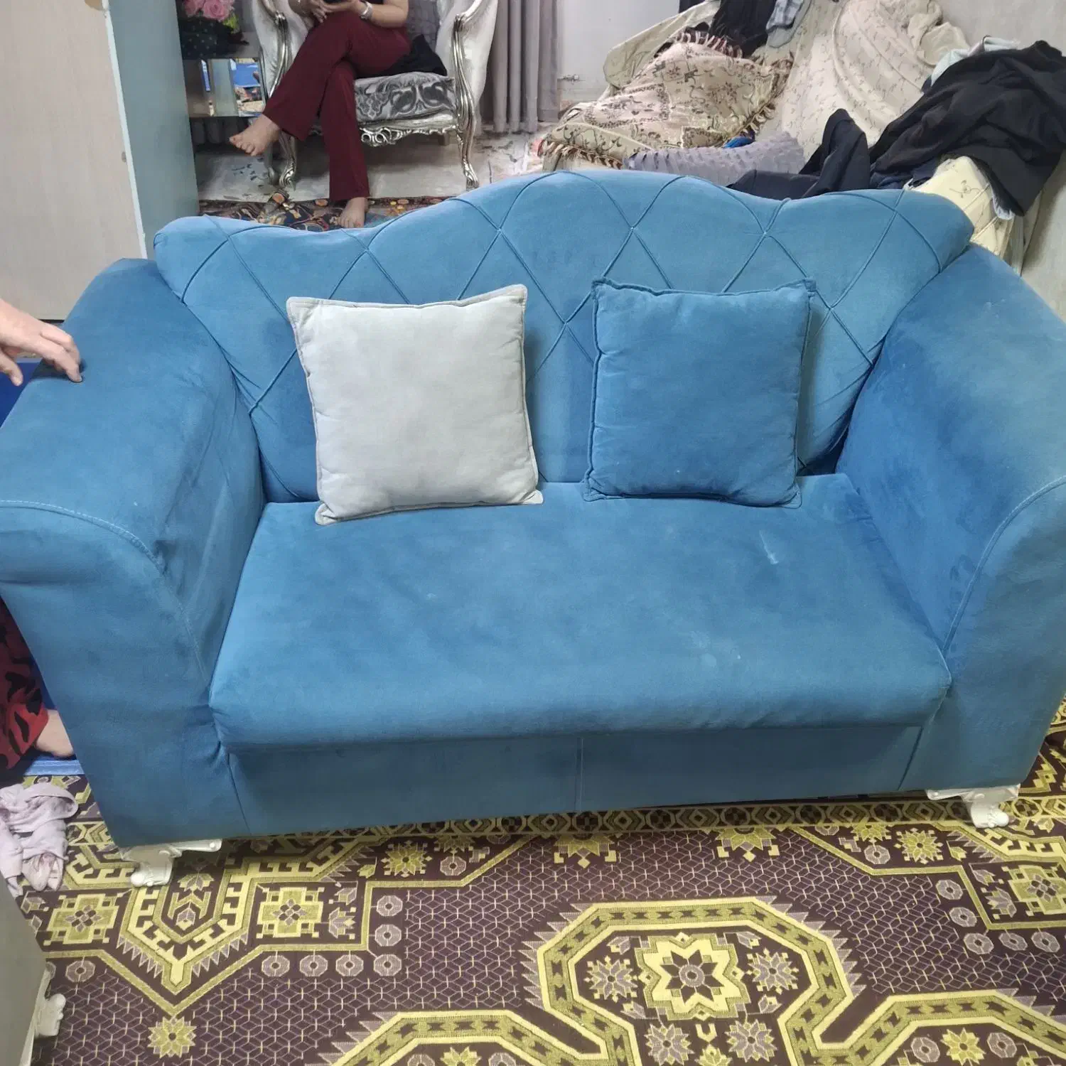 مبل راحتی 7 نفره|مبلمان خانگی و میز عسلی|تهران, شهمیرزادی|دیوار