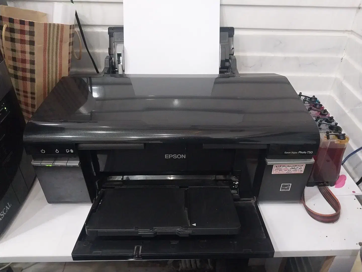پرنتر رنگی اپسون t50|پرینتر، اسکنر، کپی، فکس|مرند, |دیوار
