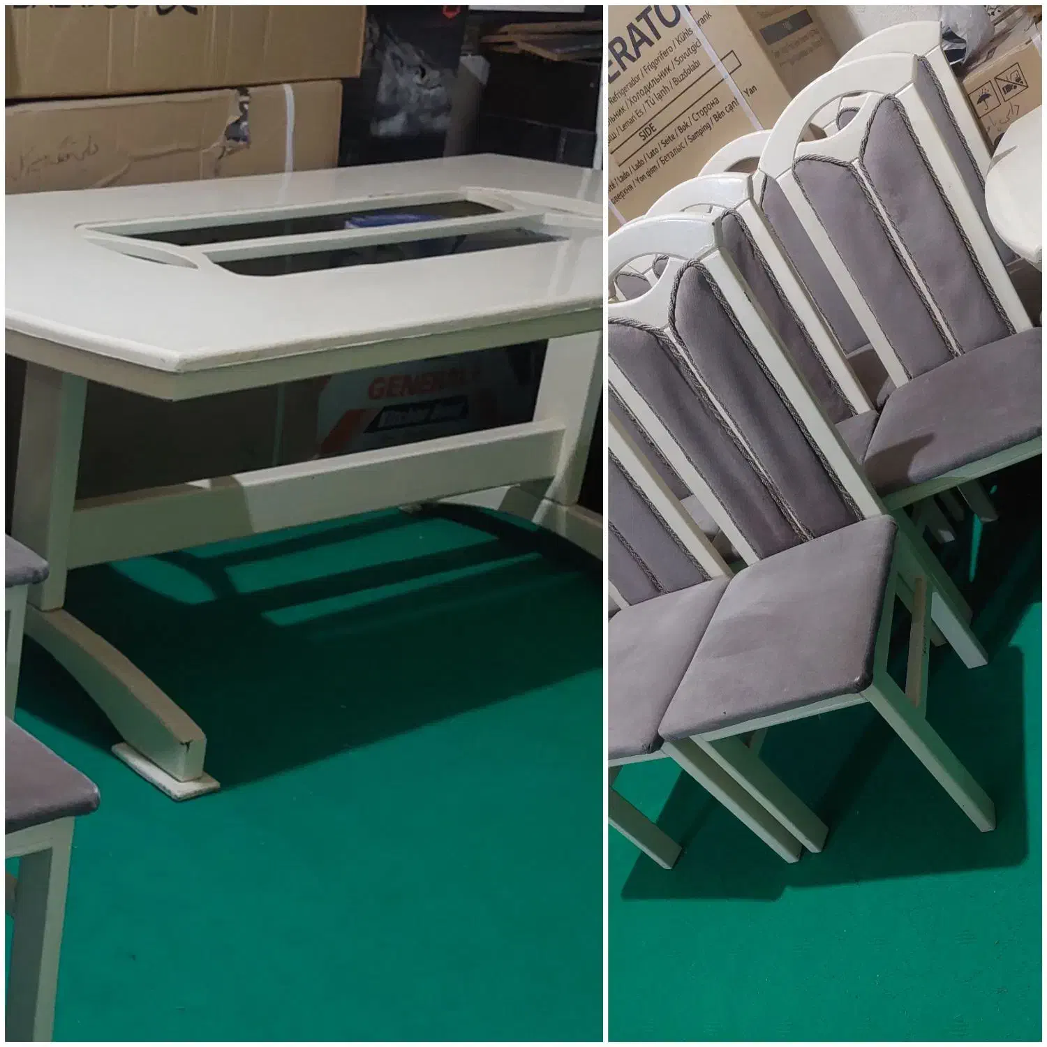 میز نهارخوری ۸ نفره جنس‌محکم با دوام|میز و صندلی غذاخوری|بهبهان, |دیوار