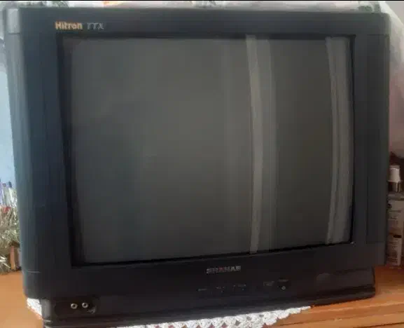 تلویزیون ۲۱ شهاب همراه با میز چوبی شیشه دار|تلویزیون و پروژکتور|تهران, زرکش|دیوار