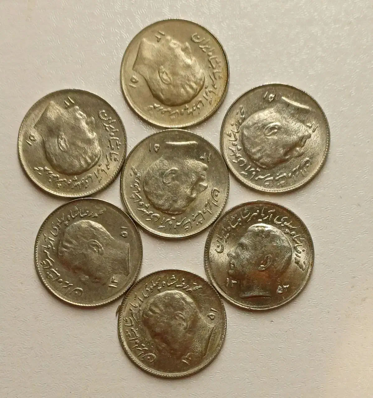 سکه های شاهی پهلوی دوم|کلکسیون سکه، تمبر، اسکناس|اصفهان, مهرآباد|دیوار