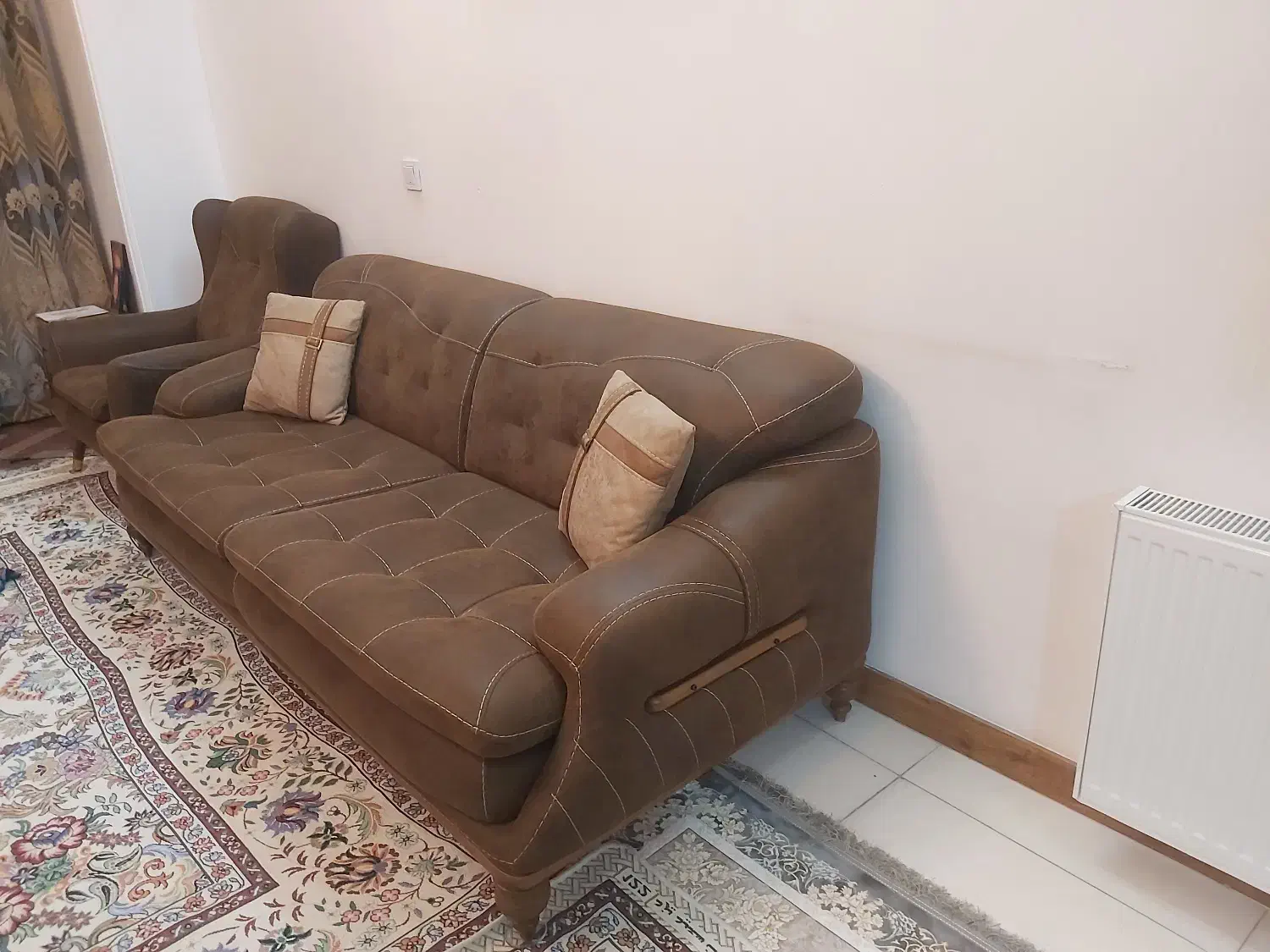 مبل ۸ نفره|مبلمان خانگی و میز عسلی|اسلامشهر, باغ فیض|دیوار