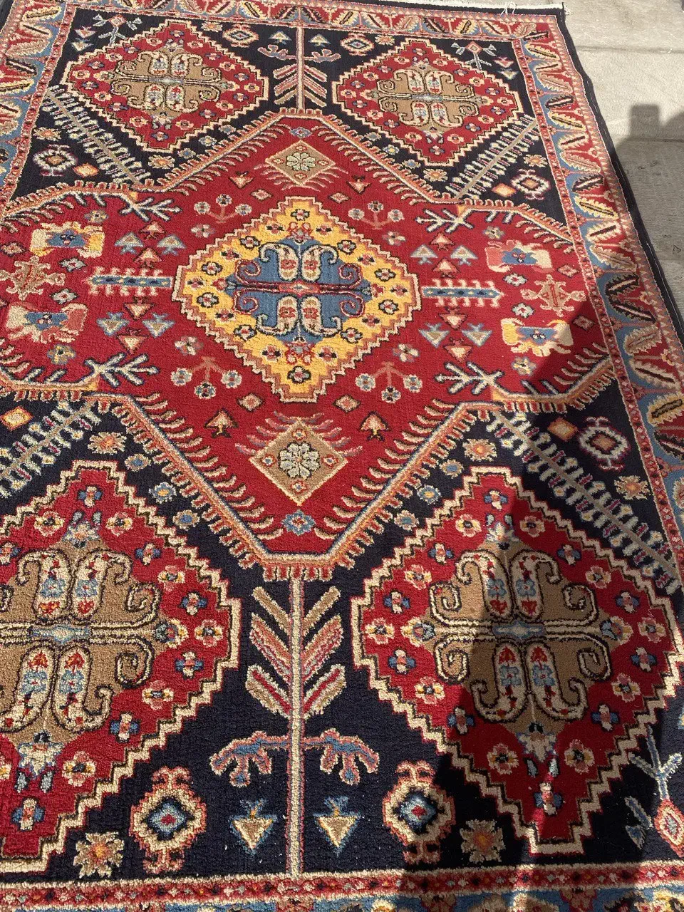 ۴ تخته فرش ماشینی ۳ متری کاملا سالم وتمیز|فرش|تهران, ستارخان|دیوار