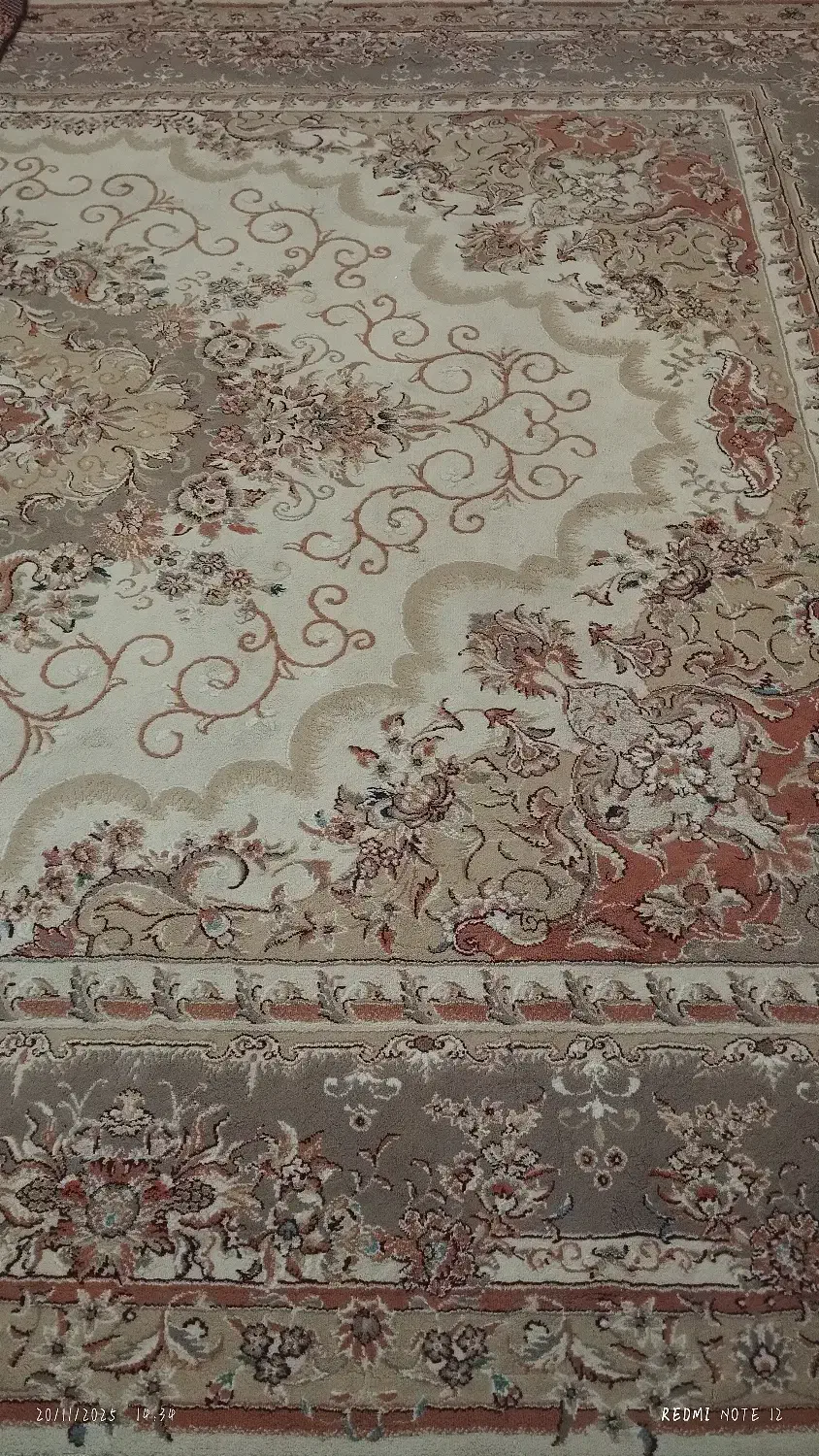 یک فرش ۱۲متری طرح برجسته|فرش|میانه, |دیوار