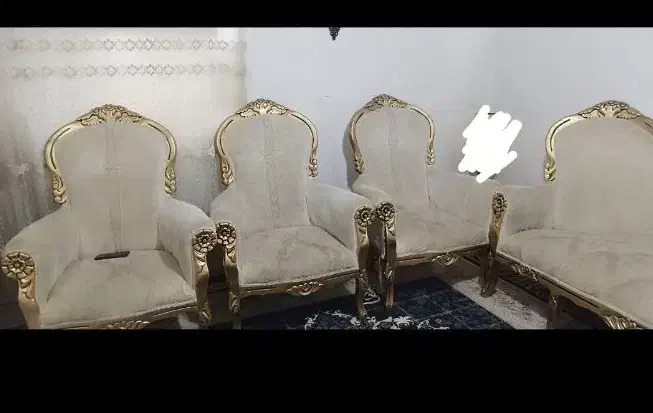 مبل نیمه سلطنتی|مبلمان خانگی و میز عسلی|کهنوج, |دیوار